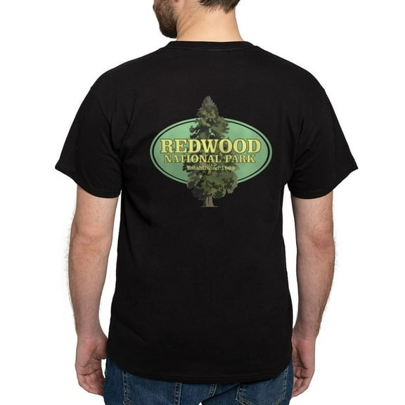 CafePress - Redwood National Park T Shirt - Men's Classic Graphic Cotton T-Shirt