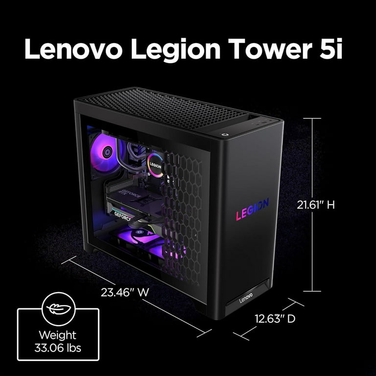 Lenovo - LOQ Tower Gaming Desktop - AMD Ryzen 7 8745HX - 16GB RAM