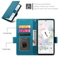 thumbnail image 4 of PU Leather Case Compatible with Google Pixel 7 Pro, Classic Kickstand/Cover/Wallet/Flip Magnetic Protective Case with Card Slots & Horizontal Stand Phone Case for Google Pixel 7 Pro, Blue, 4 of 7