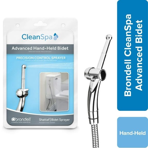 Brondell CleanSpa Advanced Hand-Held Bidet, Silver