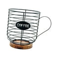 thumbnail image 4 of yuksok Coffee Pod Basket Coffee Capsule Storage Basket for Hotel Countertop Counter black, 4 of 9