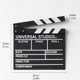 thumbnail image 4 of Injueey Director Film Clapboard Escena de acción Clapper Board Película de Clap Slate Theatre Party Decoration Movie Clapper Board Accesorios para fotos negro L, 4 of 6