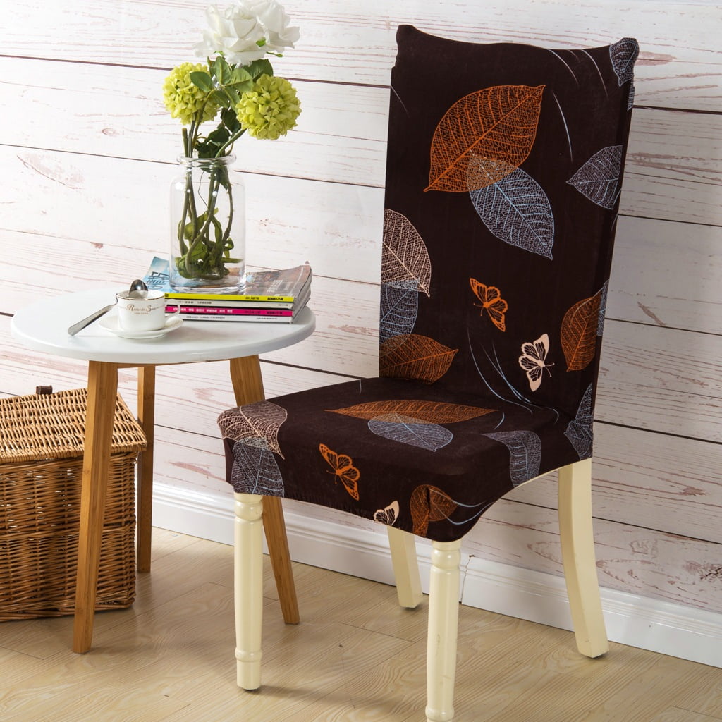 4 Patterns Elastic Stretch Chair Cover Soft Chair Seat Protector