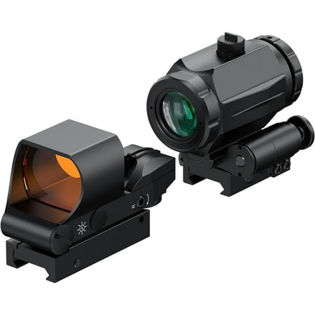Feyachi Red Dot Magnifier M40 Sight and Magnifier Combo with Diverse Reticle Options