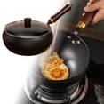 thumbnail image 2 of zhangmingg Japanese Hand Fry Pan with Glass Lid Non Stick Cooking Utensil for Meals, 2 of 5