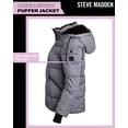 thumbnail image 2 of Steve Madden Women's Faux Fur Lining Winter Coat - Long Length Quilted Parka Jacket for Women (S-3X), 2 of 7