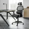 thumbnail image 2 of Comhoma Erogonomic High Back Mesh Office Computer Chair, Black, 2 of 8