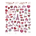 thumbnail image 1 of Pegatina de grafiti para uñas con temática de San Valentín de rosas, 1 of 1