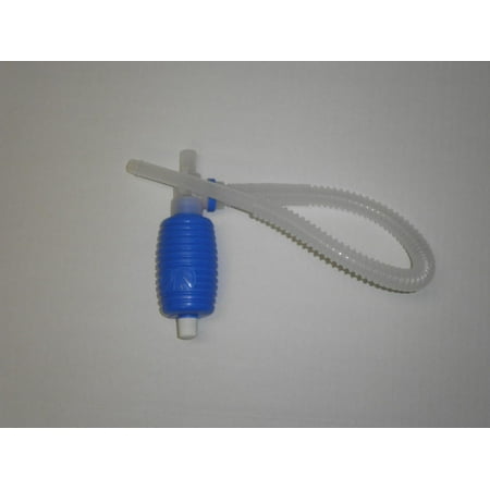 Hydrotools Cover - HydroTools Blue and White Cover Saver Siphon Replacement Hand Held Pump Swimming Pool Accessory 13”