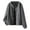 Gray, variant on SuDongPo Warm Coat for Women Solid Color Long Sleeve Half Zipper Button Pocket Baseball Jackets Plus Size Loose Casual Outerwear Fall Winter Fashion 2024 Ladies Soft Jackets