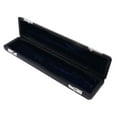 thumbnail image 5 of Black PU Leather Wooden Flute Case Cover with Velvet Lining for 16 17 Holes Flute Bag Portable Lightweight Storage, 5 of 7