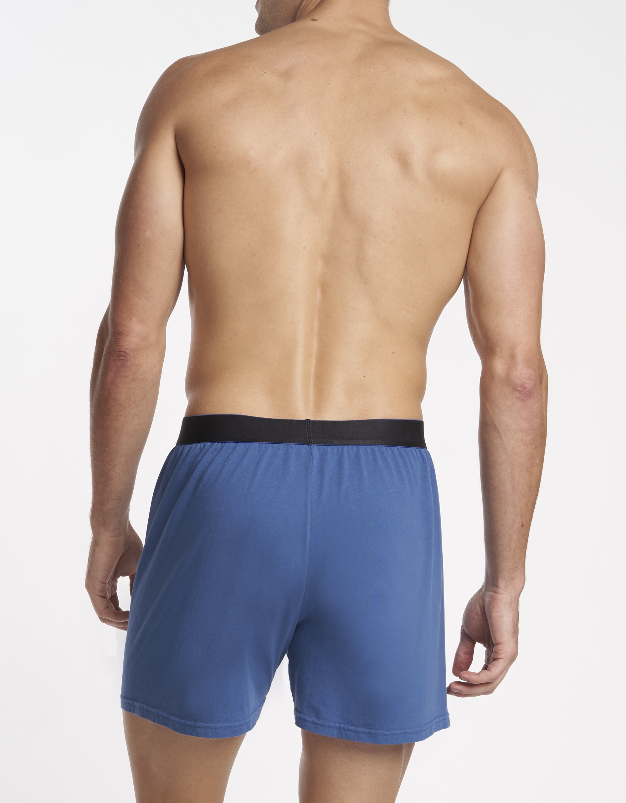 Stanfield's Men's Hanging Premium Cotton Solid Knit Boxer Underwear