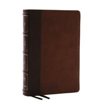 Nkjv, Large Print Thinline Reference Bible, Blue Letter, MacLaren Series, Leathersoft, Brown, Comfort Print: Holy Bible,, (Hardcover)