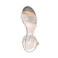 thumbnail image 2 of Nina Womens Nelena Leather Ankle Strap Evening Sandals, 2 of 4