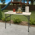 thumbnail image 3 of COSCO 4 ft. Straight Folding Utility Table, White, 3 of 7