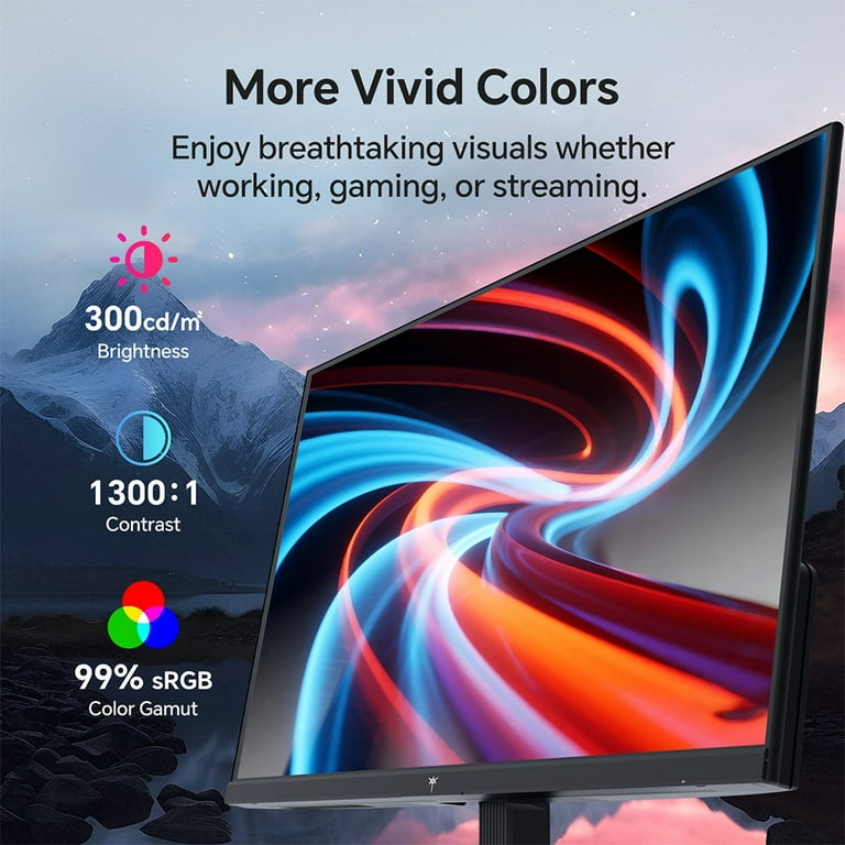 KTC 27 Inch QHD Computer Monitor 100Hz, Up to 120Hz, IPS Panel, 2K