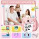 thumbnail image 4 of Digital Camera Kids Print Camera 2.4 Inch HD Screen Dual Camera Pink, 4 of 5