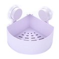 thumbnail image 1 of Plastic Suction Cup Bathroom Kitchen Storage Rack Organizer Shower Shelf (White), 1 of 4