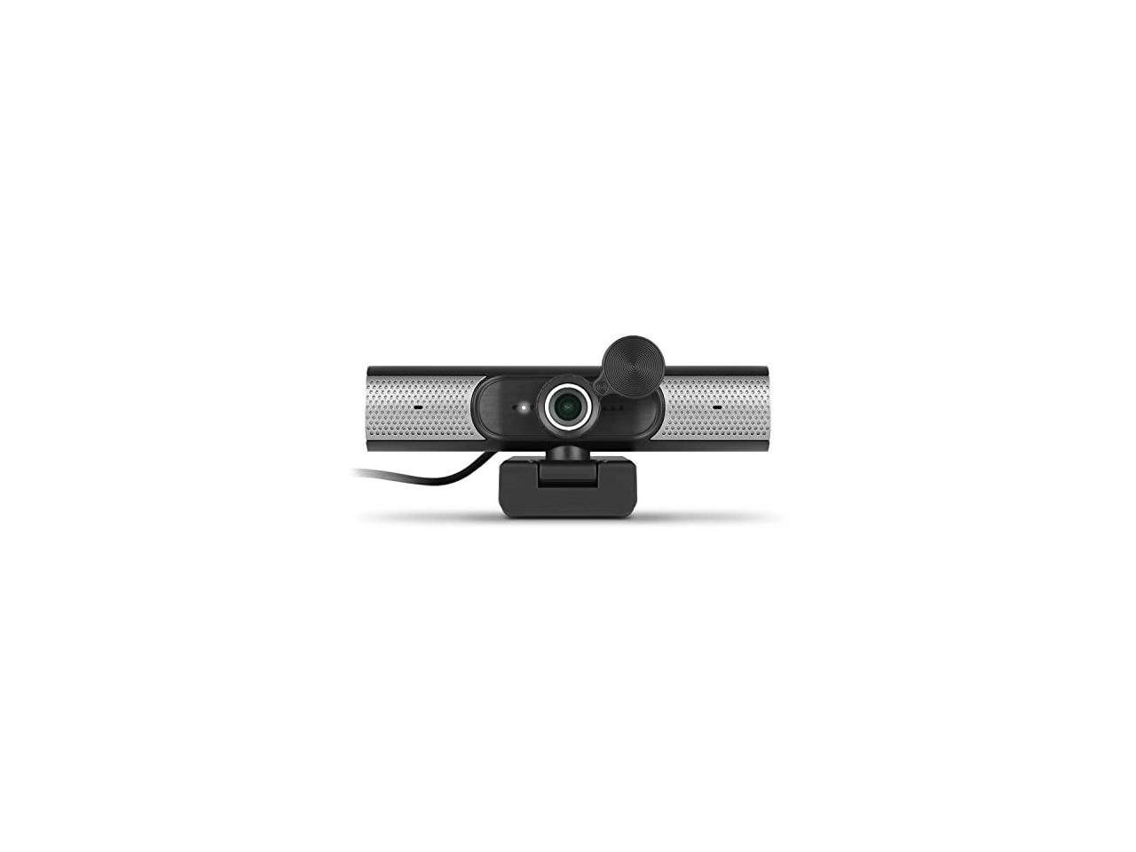 Aluratek USB HD 1080P Webcam w/ Omni-directional Mic and Built-in Speakers (AWCS06F)