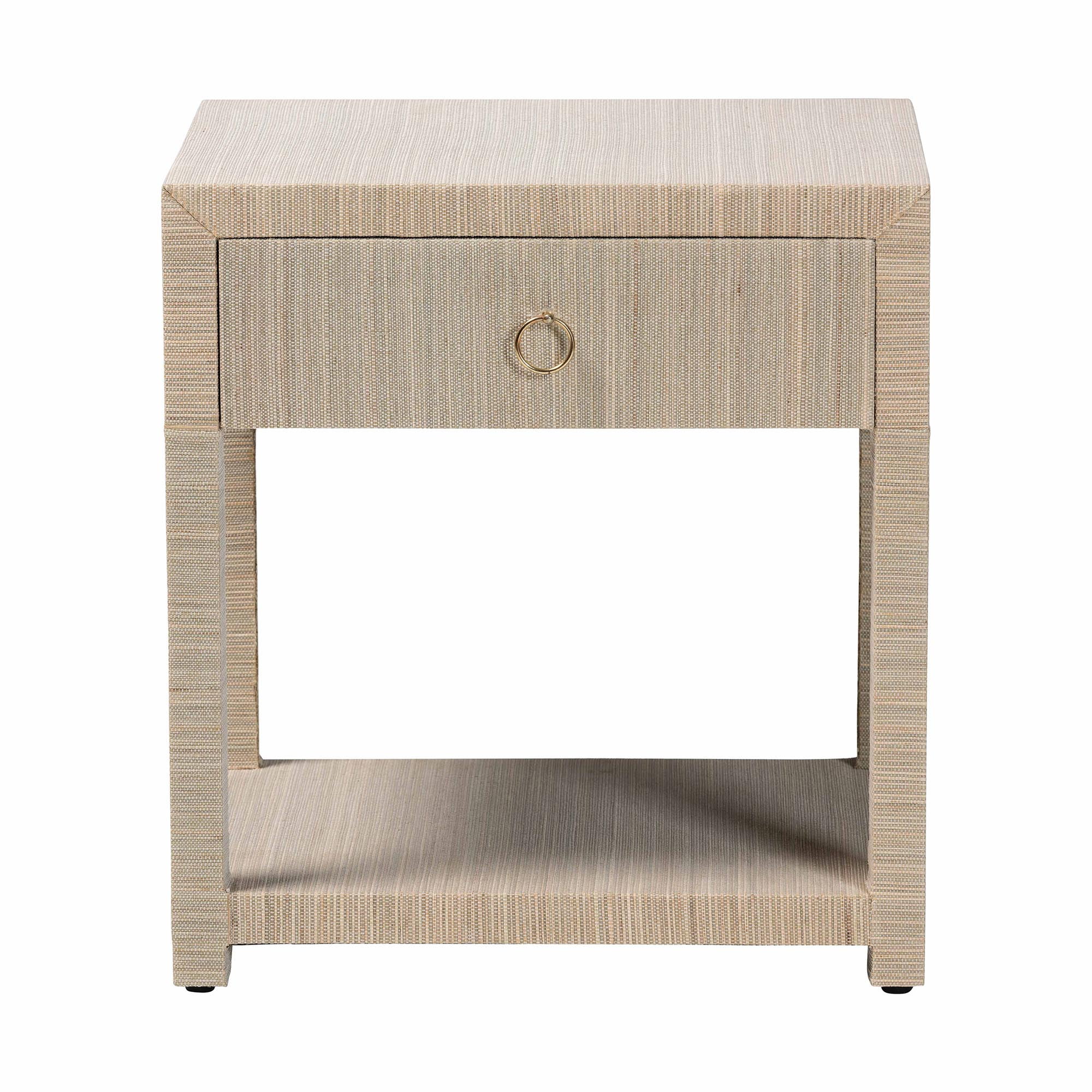 bali & pari Nata Boho Nightstand, 1-Drawer, Natural