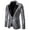 Silver, variant on Fayshow0 Up to 65% off Mens Jackets Clearance Zipper Up Men's and Winter Fashion Personality Sequins Casual Suit Jacket Gold S