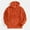 Orange, variant on Yaoyar Corduroy Hoodies for Men, Fall Winter Loose Sports Warm Long Sleeve Hooded Sweatshirt Drawstring Casual Pullover Sweater With Pocket,Brown,L
