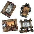 thumbnail image 7 of Urbalabs Route 66 Motorcycle Biker Picture Frame 5 x 7 Mechanic Gifts Man Cave Decor Photo Frame Wall Hanging or Standing Bike Chain 5x7 Picture Frames Room Decor Motorcycle Lovers, 7 of 7