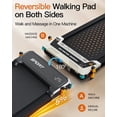 thumbnail image 5 of Walking Pad Treadmill with Incline - Dual-Sided Under Desk Treadmill with Foot Massage,2 in 1 Walking Treadmill for Holiday gift, Portable Compact Treadmill with 330LBS Capacity, 5 of 8