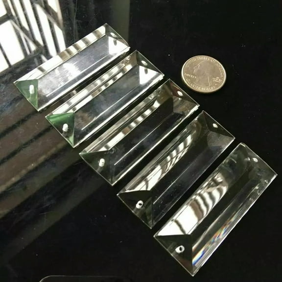 EOEMY 63mm Prism Glass Crystal Chandelier Pendant Accessory Colorful Home Decoration