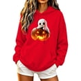 thumbnail image 3 of NSLGXD Cute Ghost Pumpkin Graphic Halloween Hoodies for Women Oversized Soft Pocket Hooded Pullover Casual Baggy Long Sleeve Autumn Sweatshirt Tops S-XL, 3 of 6