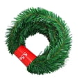 thumbnail image 2 of AMLESO Artificial Rattan Banner Hanging Green PVC Floral Decor Christmas Garland Wreath, 2 of 6