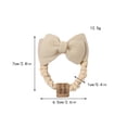 thumbnail image 4 of Chouchous pour Cheveux Nœud Vintage : 4 Pcs Modes Titulaires de queue de queue de chevelure Cordons pour Cheveux, 4 of 10