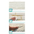 thumbnail image 3 of 3d Waterproof Self-Adhesive Wall Stickers Living Room Kitchen Bathroom Wall Stickers ,Wall Decor For Protecting Kids,anti -collsion-brick white-5m, 3 of 6
