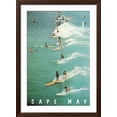thumbnail image 2 of Art.com Surfers, Cape May, New Jersey Art Print, Brown Frame Wall Art, 32" x 44", 2 of 5