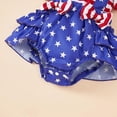 thumbnail image 6 of CAUYDY Toddler Baby Girls 4th of July Outfit American Flag Top Set Newborn Clothes 6-24 Months 2T 3T 4T (Sizes 6-9 Months,Red), 6 of 8