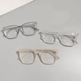 thumbnail image 4 of Fvsianol Anti blue Light Spectacles Blue Light Filter Glasses Blue Light Blocking Glasses Unisex Large Frame Clear View Strong Hinge Transparent with Brim Eye Protection Clear Bluelight, 4 of 8