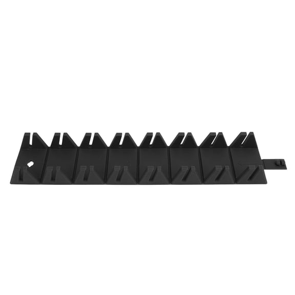 LAZIOEGR Silicone Foldable Hat Rack – Holds 8 Baseball Caps, Cowboy & Trucker Hats, Easy Storage & No‑Installation, Black