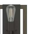 thumbnail image 3 of Hunter - Woodburn 2-light Noble Bronze, Medium Size Sconce Light, Dimmable, Modern Style, Rectangle Shaped, for Bedrooms, Kitchens, Dining, Living Rooms - 19816, 3 of 6