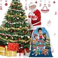 thumbnail image 2 of Patrulla Canina Bolsa de regalo con cierre de cinta navideño para decoración de Navidad,39cm×30 cm., 2 of 6