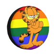 thumbnail image 1 of Cute Cartoon Garfield Spare Tire Cover Wheel Protectors For Trailer Rv Suv Truck Camper Travel Fits For Tire Diameter 15 Inch, 1 of 6
