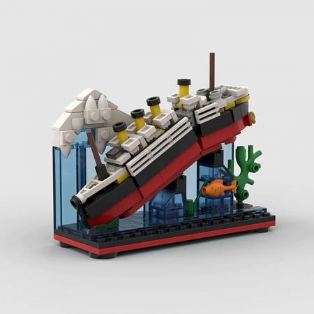 BeeEtMoc Titanic Sank Ship Model Break Great Gift for Boys, Girls, and Teens Ages 9