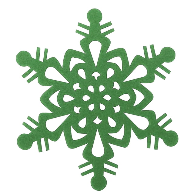 Agiferg Tapis de Boisson de Noël Rouge Vert Flocon de Neige Rouge Vin Thé Café Nœud 4 Pcs