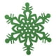thumbnail image 1 of Posavasos Navideños con Diseño de Copos de Nieve, Color Rojo y Verde Festivo, para Copas de Vino y Tazas de Café, Perfectos para Fiestas y Cenas Familiares, Juego de 4, 10 X 10 Cm, 1 of 1