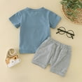 thumbnail image 6 of Infant Kids Boys Outfits Short Sleeved Graphic Tshirt and Shorts Summer 2Pc Clothing Set, 6 of 6