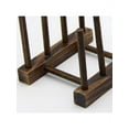 thumbnail image 3 of Kitchen Cupboard Shelf Storage Rack Bamboo Wooden Dish Rack Plates Holder, 3 of 5