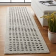 thumbnail image 2 of SAFAVIEH Ebony Adams Dot-Print Runner Rug, Beige/Black, 2'3" x 9', 2 of 7