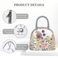 thumbnail image 4 of Balery Autumn Garden Bolsa de Almuerzo para Mujeres, Caja de Almuerzo, Bolsa de Almuerzo Pequeña Impermeable, Tote de Almuerzo Reutilizable con Gran Capacidad, 4 of 6
