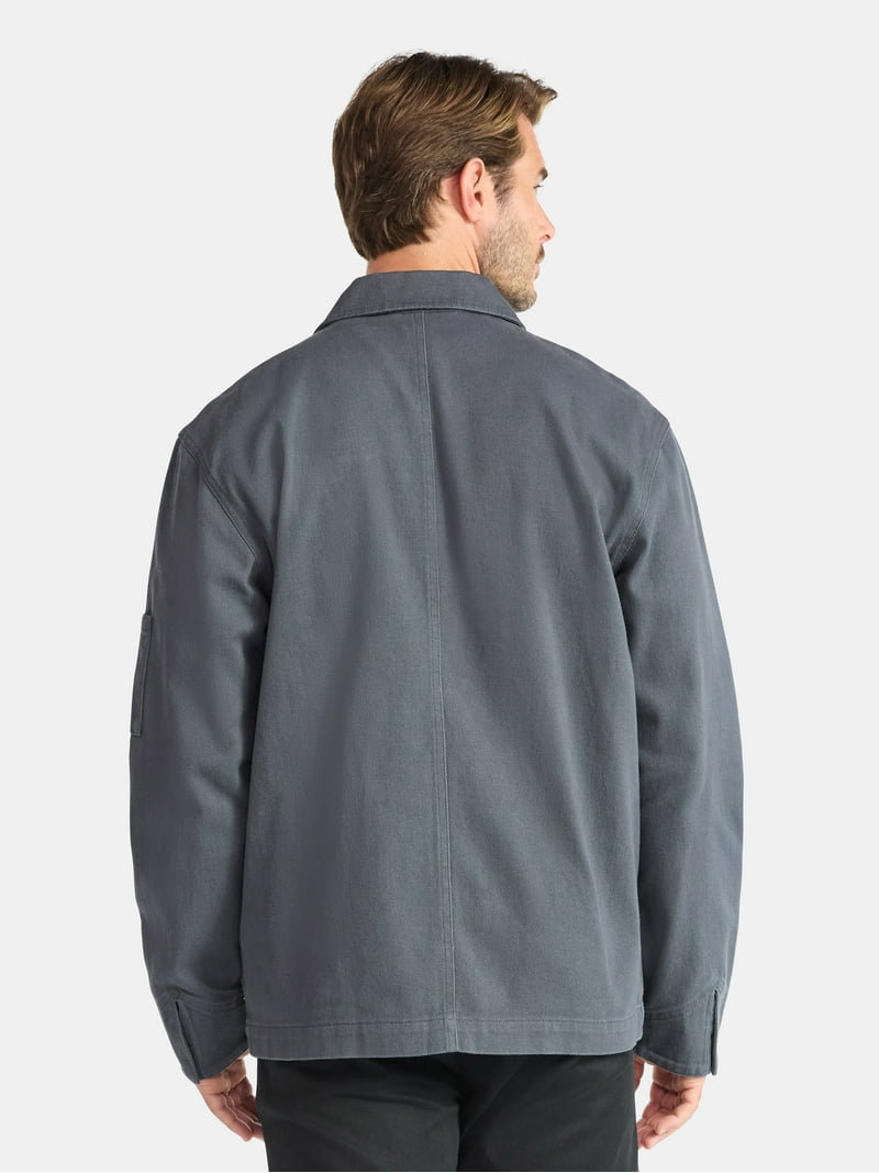 Genuine Dickies Men's Cotton Twill Zip Jacket, Lightweight, Sizes