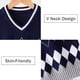 thumbnail image 4 of Chaleco unisex para bebé, chaleco sin mangas con cuello en V de algodón uniforme suave de punto Adepaton BST2002133-1, 4 of 5