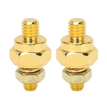 ZPAQI Short Side Post Mount Brass Battery Terminal Adapters Side Post Charging System